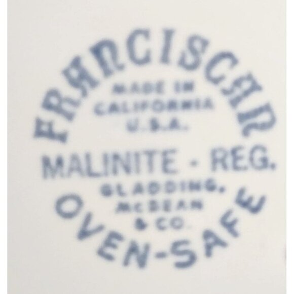 Set of 2 Franciscan Ware Coronado Matte Yellow Plates 6.5 Inch Swirl Rim Vintage - Picture 3 of 10